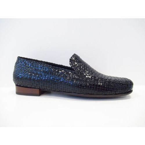 SIOUX mocassin blauw donker